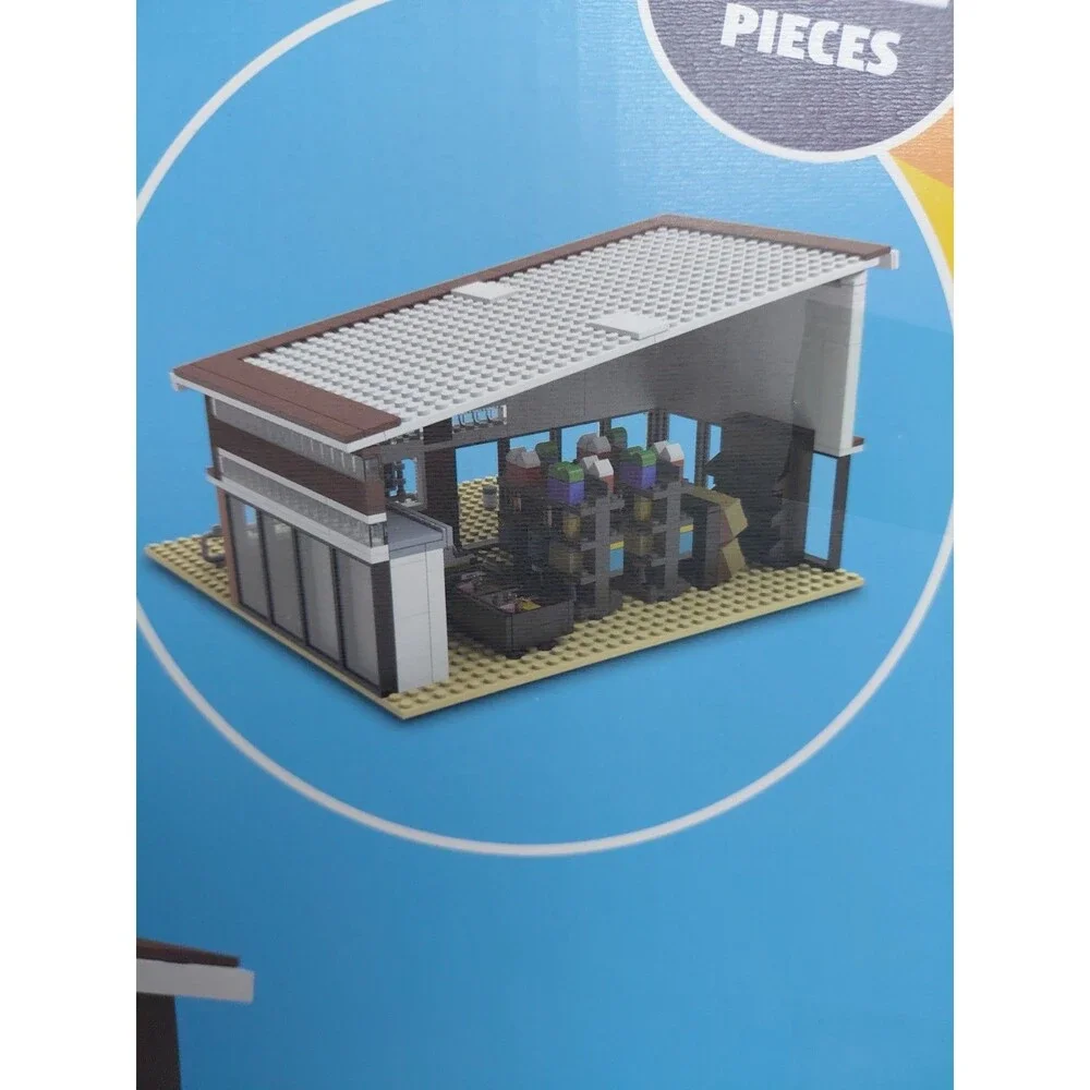 ALDI PLAY ALDI USA Brick Build SUPERMARKET 552 BUILDING BLOCK STORE, brand New